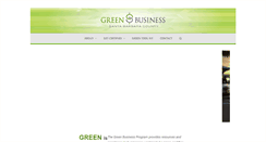 Desktop Screenshot of greenbizsbc.org